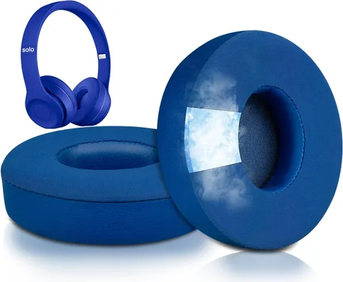 Miniatura 16 de SoloWIT Almohadillas refrescantes para auriculares inalámbricos Beats Solo 2 y Solo 3, almohadillas con espuma de aislamiento de ruido de alta Negro