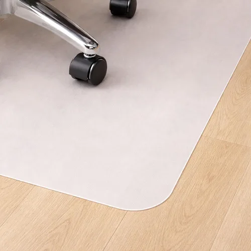 Miniatura 4 de Marvelux Tapete antideslizante para silla para suelos duros, 29 x 46 pulgadas, protector de piso de madera dura de oficina blanco duradero