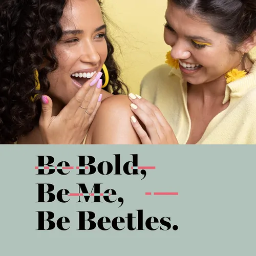 Miniatura 278 de Beetles - Esmalte de uñas de gel rosa claro, 0.5 fl oz, color rosa bebé, esmalte de gel que se absorbe con luz UV LED, arte de uñas de verano, salón