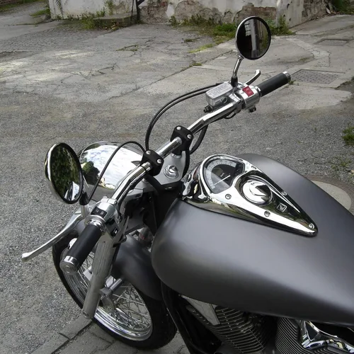 Miniatura 6 de KEMIMOTO Elevadores de manillar de motocicleta de 1 pulgada, elevadores de motocicleta de aleación de aluminio, compatibles con Sportster Softail