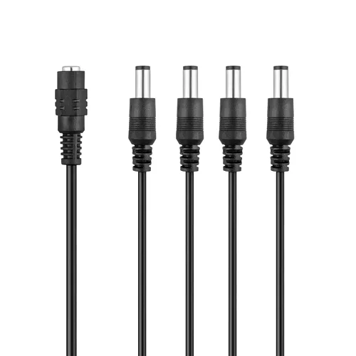 Miniatura 5 de Cable de alimentación divisor de cámaras de seguridad BNC (divisor de 4 vías)