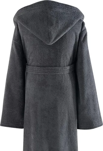 Miniatura 2 de Classic Turkish Towels Bata de baño unisex con capucha de algodón de alta calidad bata larga de felpa de felpa de lujo
