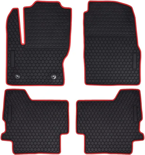 Miniatura 11 de Alfombrilla de goma para automóvil, ajuste personalizado para Ford Escape 2013, 2014, 2015, 2016, 2017, 2018, 2019, inodoro, lavable, resistente