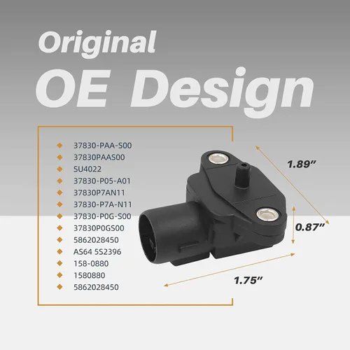 Miniatura 3 de OTUAYAUTO Sensor de presión absoluta del colector de mapa - Reemplazo para Honda Civic 1996-2000, Accord 1994-2002, Odyssey 1995-1999, Acura CL TL