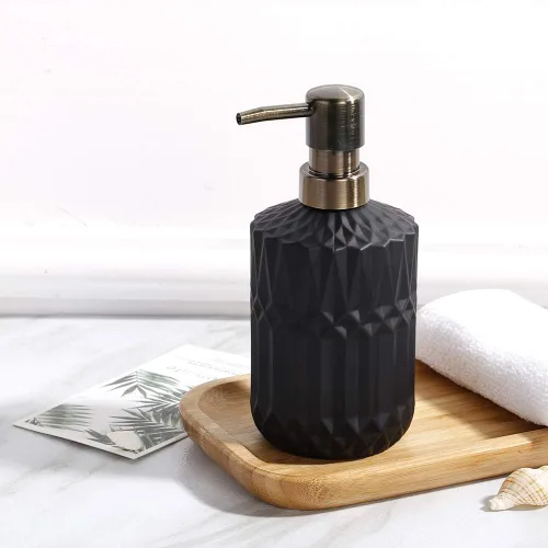 Miniatura 2 de YunNasi Dispensador de jabón con bomba, dispensadores de jabón líquido recargable para manos y platos para encimera de baño, fregadero de cocina