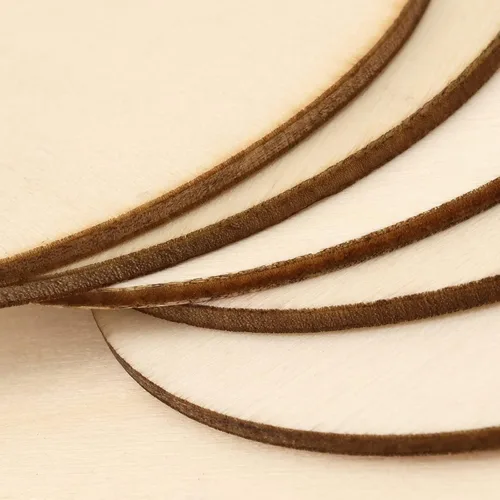 Miniatura 3 de 200 discos de madera de 3 pulgadas para manualidades, piezas circulares de madera, círculos de madera redondos sin terminar para manualidades