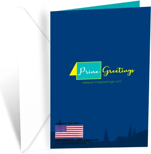 Miniatura 4 de Prime Greetings Tarjeta de cumpleaños para nieto, hecha en Estados Unidos, ecológica, cartulina gruesa con sobre premium de 5 x 7.75 pulgadas