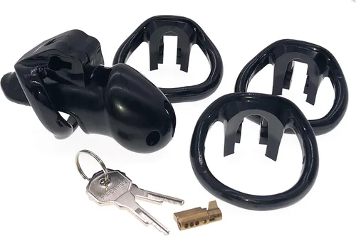 Miniatura 4 de HT-V3 - Jaula de castidad Jaula ligera para pene Dispositivos de castidad de resina Jaula de castidad masculina Juguete sexual para adultos