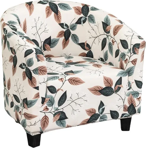 Miniatura 22 de NILUOH Funda para silla de club, funda elástica para sillón, protector de muebles para sala de estar (04)