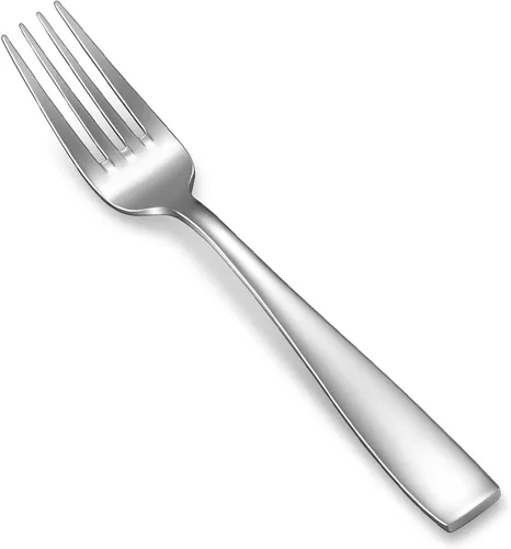 Miniatura 10 de KEAWELL Tenedor Louis de alta calidad de 4 piezas, acero inoxidable 18/10, juego de 4, tenedores finos con borde cuadrado, apto para lavavajillas