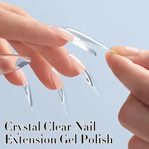 Miniatura 4 de Double Rhythm 3D Gel de uñas en gel transparente sólido para esculpir, antiadherente, gel duro para construcción, tallado, moldeado, extensión