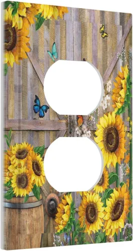 Miniatura 79 de Rainbow in the Clouds - Placas de Pared de Doble Interruptor de 2 Posiciones, Panel de Arte Rosa, Cubierta de Interruptor de Luz, Placa Frontal Arco