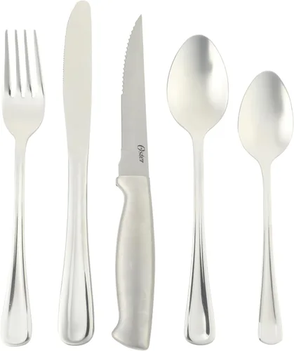 Miniatura 10 de Oster Baldwyn - Cuchillo de cuchillo de cocina de 6 pulgadas, cubiertos de cocina resistentes con mango de acero inoxidable, cuchillo de chef