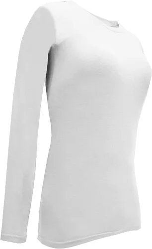 Miniatura 170 de Natural Uniforms Camiseta Under Scrub para mujer, cuello redondo, manga larga, paquete de 3, paquete múltiple de 3