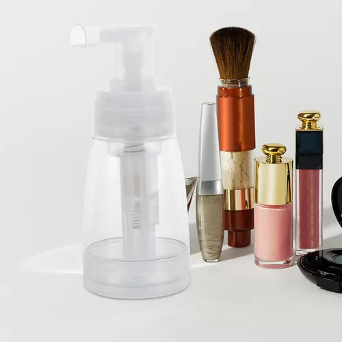 Miniatura 3 de Botella de spray de viaje, pulverizador de polvo transparente, botella de viaje de plástico vacía para peluquería, salón de oficina, botellas