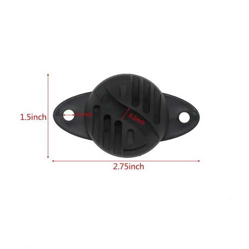 Miniatura 5 de 100 unidades de aisladores de alambre de poste de madera negra para alambre eléctrico de valla incluidos tornillos