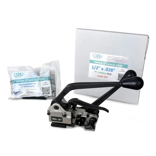 Miniatura 21 de IDL Packaging Recarga para kits de flejado de poliéster (PET) portátiles de 1/2 pulgada x 200 pies - Bobina de flejado de poliéster de 1/2 pulgada x
