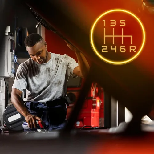 Miniatura 5 de Kavaas Letrero de neón para cambio de marchas, palanca de transmisión manual grabada en 3D para decoración de garaje Letreros LED de garaje