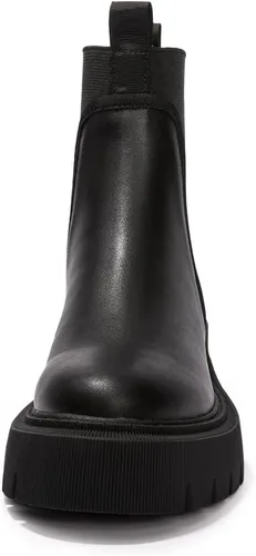 Miniatura 2 de FUNKYMONKEY Women's Chelsea Boot Lug Sole Mid Heel Fashion Ankle Bootie