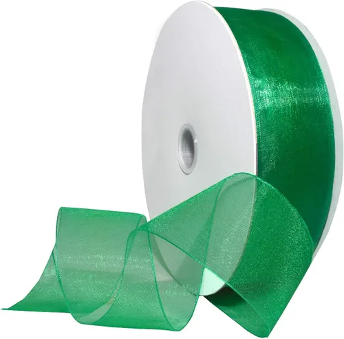 Miniatura 63 de Morex Ribbon 91803/100-609 Cinta de nailon Organdy, 5/8 pulgadas por 100 yardas, color rojo