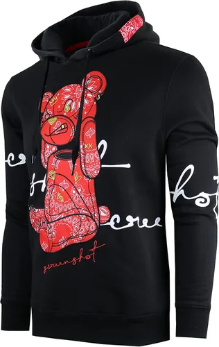 Miniatura 89 de SCREENSHOT Sudadera urbana de forro polar para hombre, diseño de dibujos animados de animación, parche bordado de gel