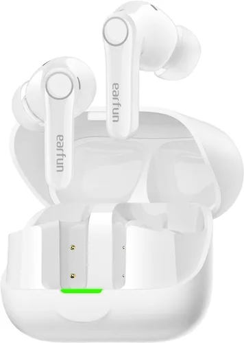 Miniatura 10 de EarFun Air Pro 4+ Auriculares inalámbricos con cancelación de ruido adaptativa, Qualcomm aptX sin pérdida, controladores duales, auriculares de Negro