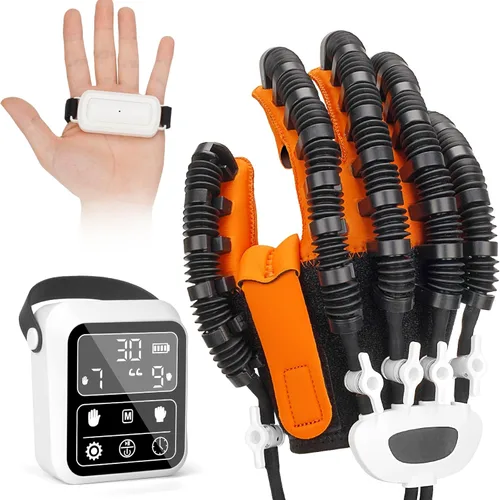 Guantes robot de rehabilitación, disfunción de la mano, dispositivo de entrenamiento de pacientes, hemiplejia cerebral, ejercitador de dedos,