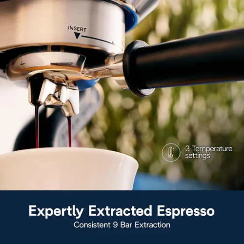 Miniatura 8 de De'Longhi Dedica Maestro Plus - Máquina de café expreso, varita de vapor automática, 3 ajustes de temperatura de café y espuma de leche, tanque