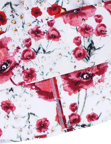 Miniatura 229 de Vestido de verano para niña, de algodón, con diseño floral