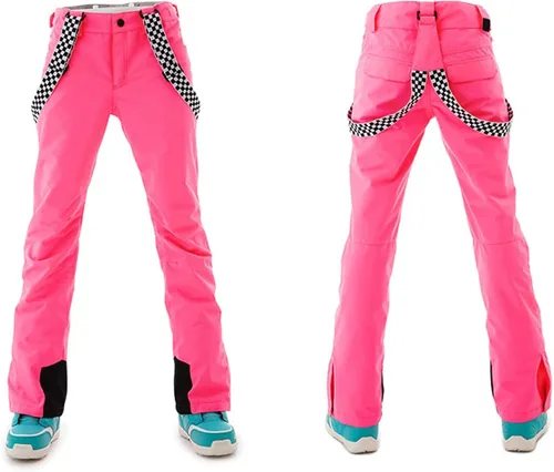 Miniatura 4 de GS SNOWING Conjunto de chaquetas y pantalones de esquí para mujer, resistente al viento, impermeable, aislado, para invierno, cálido, snowboard