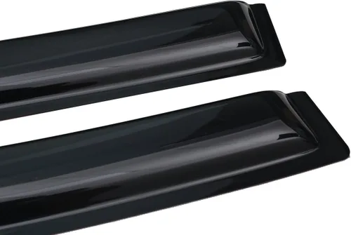 Miniatura 8 de Lightronic Visera de ventana de ventilación automática de montaje exterior extraduradera, se adapta a Jeep Patriot 2007-2017, protección UV