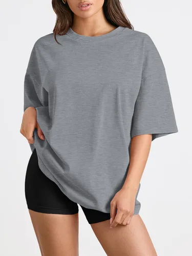 Miniatura 27 de Trendy Queen - Camisetas de entrenamiento de moda para mujer, camisetas atléticas de manga corta para verano y primavera, disponibles en tallas