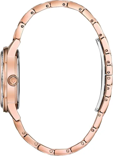 Miniatura 2 de Bulova Reloj de vestir de dos tonos con movimiento de cuarzo para mujer (Modelo 98L247), Azul, 98L247