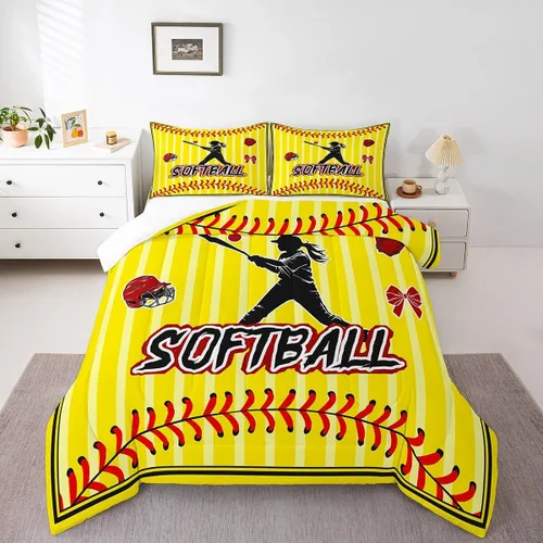 Miniatura 27 de Boy Basketball Comforter Set Twin Size,Ball Sport Games Bedding Sets 2Pcs for Girls Boys Teens Room Decor,Basketball Player Silhouette Duvet Insert
