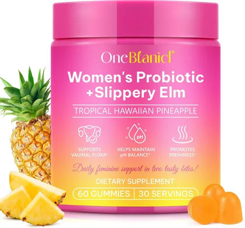 Gomitas de probióticos femeninos, probiótico vaginal para mujeres, gomitas de equilibrio femenino pH para un olor saludable, mejora la inmunidad,
