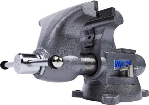 Miniatura 11 de Morsa de banco Wilton Tradesman, ancho de mandíbula 4-1/2", apertura máxima de mandíbula 3-1/2", garganta 3-1/4" (Modelo 1745)