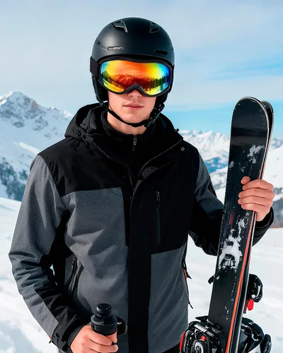 Miniatura 6 de AVV - Gafas de esquí con protección UV, gafas antiniebla para snowboard, gafas de nieve OTG para hombres, mujeres, adultos y jóvenes