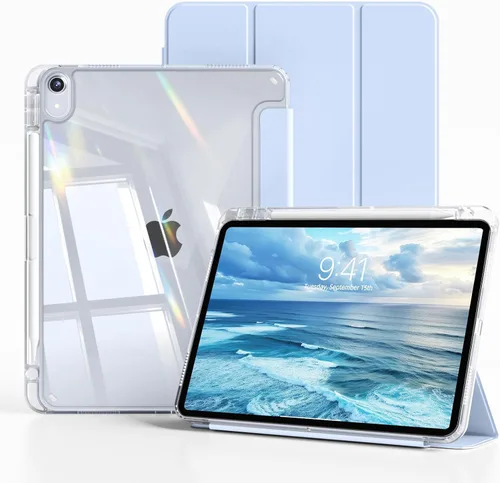 Miniatura 18 de kenke Funda para iPad (A16) de 11ª generación de 11 pulgadas 2025, iPad de 10.9 pulgadas 2022 con soporte para lápices, funda de marco de TPU suave