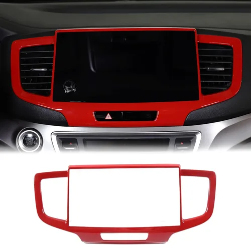 Marco del Panel de Navegación del Tablero para Honda Pilot 2019-2022/ Ridgeline 2021-2023/ Passport 2019-2023, Material ABS Accesorios de Moldura de