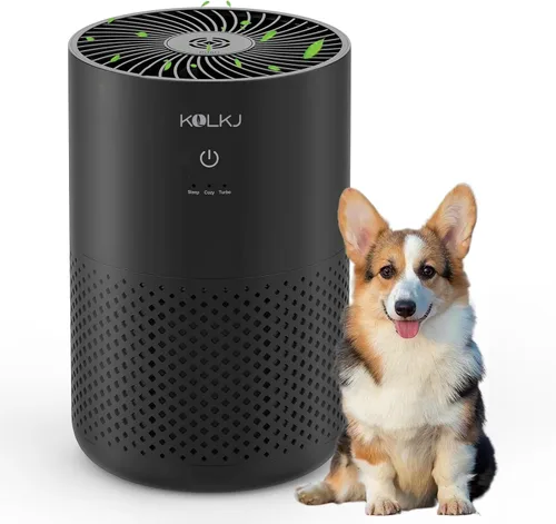Purificadores de aire para dormitorio del hogar, purificador de aire True HEPA H13 con esponja de fragancia para un mejor sueño, polen, humo, polvo,
