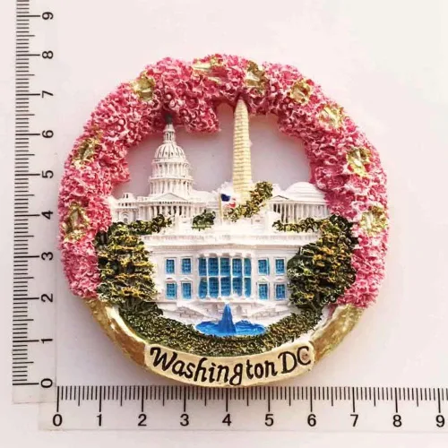 Miniatura 5 de Washington D.C. USA America Magnet 3D Resina imán de nevera recuerdo viaje ciudad colección