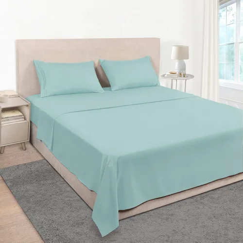 Miniatura 29 de Mejoroom Juego de sábanas de tamaño King – Sábanas y fundas de almohada de ropa de cama 1800 de lujo para hoteles – Sábana bajera con bolsillo