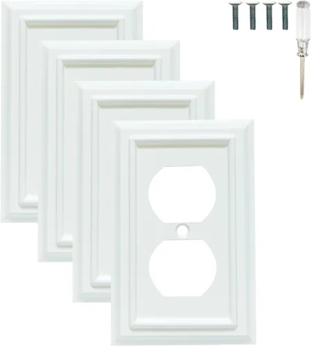 Miniatura 12 de Placas de pared, cubiertas de toma de corriente dúplex, placas de interruptor de luz de palanca, cubierta de interruptor de luz para decoración