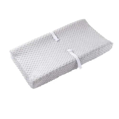 Miniatura 13 de Funda para cambiador de bebé, funda de felpa súper suave para cambiador de pañales para bebés niñas y niños, ultra cómoda, segura para bebés, se