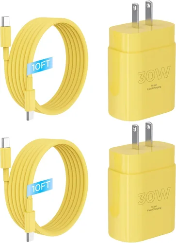 Miniatura 13 de Cargador para iPhone 17 16 15 cable de carga rápida de 10 pies, bloque de cargador USB C de 30 W para i Phone 15 16 16e 17 Air Plus Pro Max/iPad