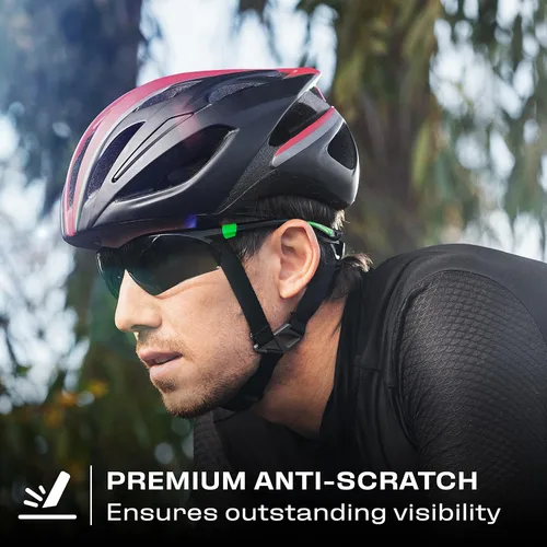 Miniatura 4 de NoCry Gafas de seguridad transparentes para hombres y mujeres; gafas de trabajo ligeras con brazos ajustables y agarres antideslizantes y lentes