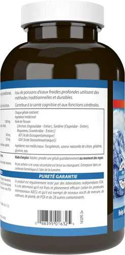 Miniatura 2 de Carlson - Gemas Super DHA, suplementos de DHA de 500 mg, 640 mg de ácidos grasos, concentrado de aceite de pescado ártico noruego capturado