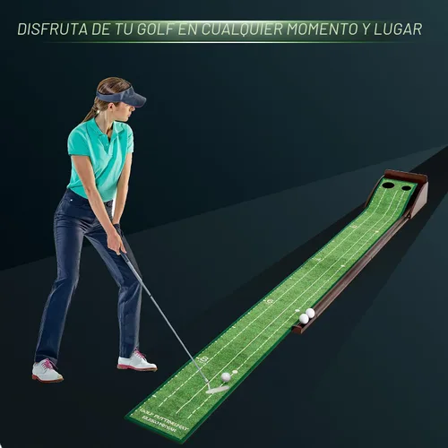 Miniatura 5 de Putting Green Putting Matt para interior Golf Putting Mat - Putting Mat interior con pelota. Mate para práctica de golf, portátil y fácil