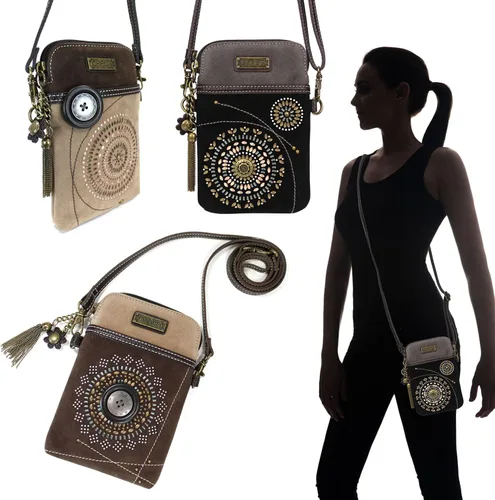 Miniatura 7 de CHALA Hobo Style - Bolso de hombro grande con cremallera y cartera Chala