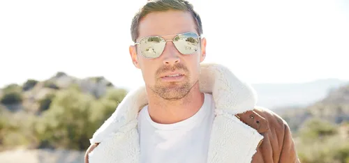 Miniatura 4 de Randolph USA - Lentes de sol de aviador para hombre o mujer, cromo mate, clásicos, polarizados y no polarizados con protección UV